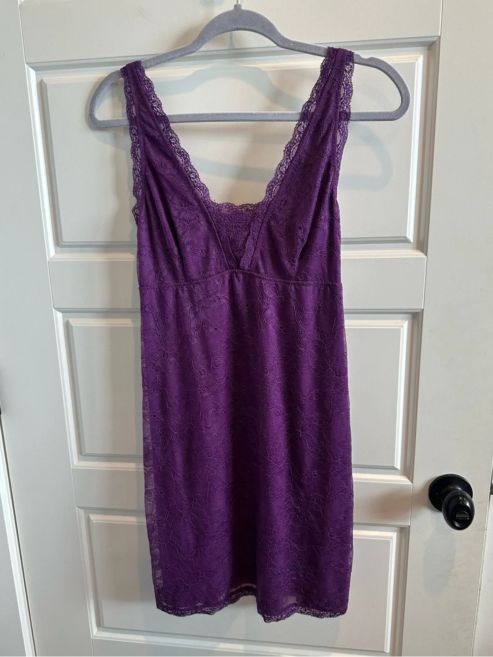 SOMA Lace Lined Chemise Lingerie Nightgown Dress